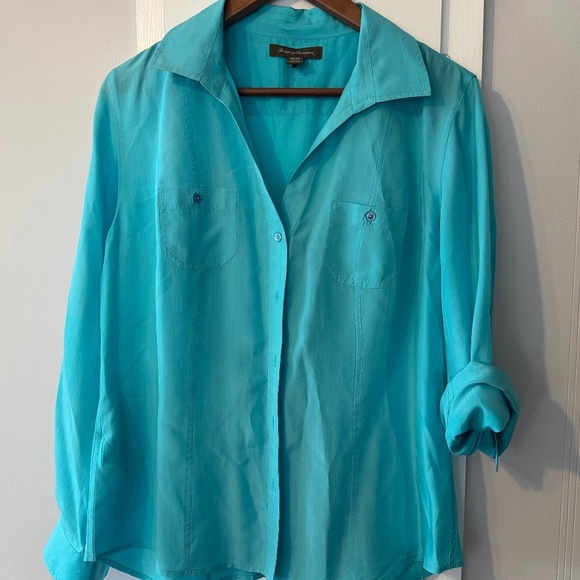 Silk Tommy Bahama Blouse - Picture 1 of 5